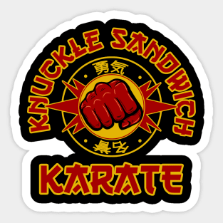 Knuckle Sandwich Karate Sticker